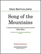 Song of the Mountains SATB choral sheet music cover